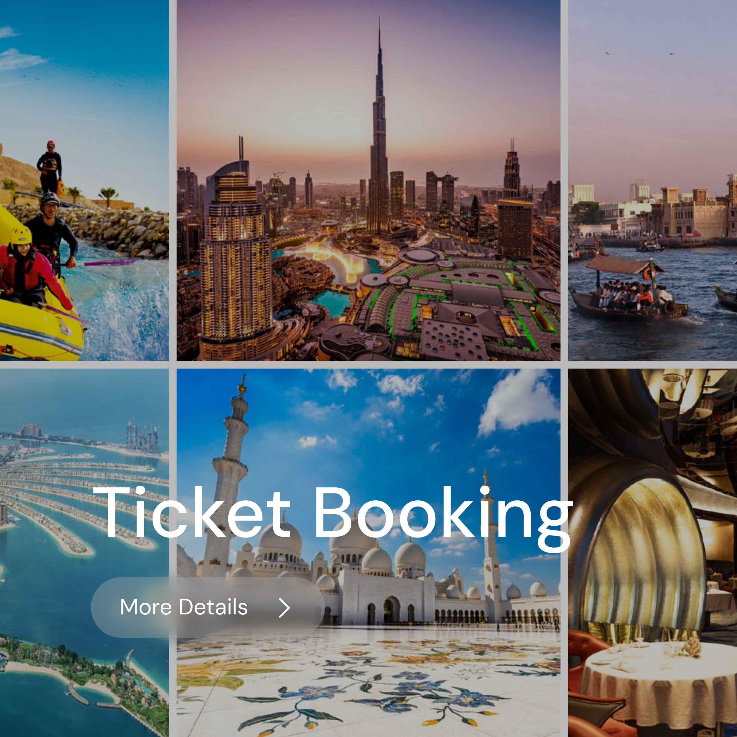 Ticket booking services for travel, events, and entertainment, offering convenience and reliability