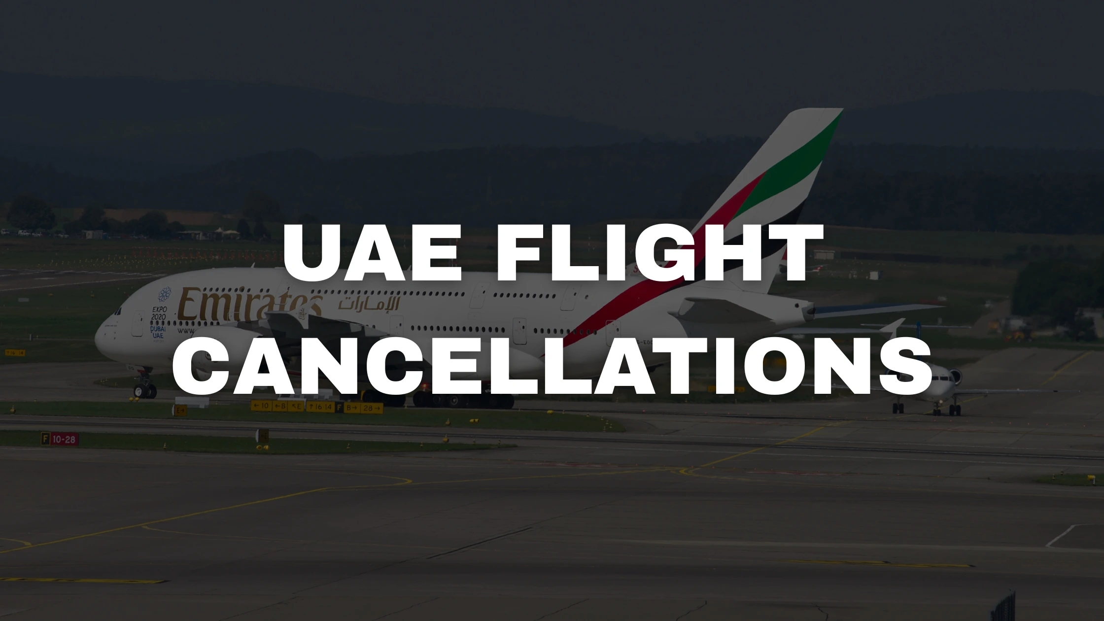 Dubai International Airport amid UAE flight cancellations due to extended Emirates suspension