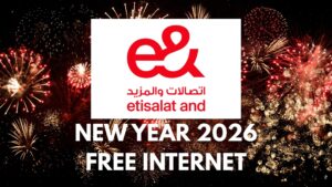 Etisalat New Year 2026 free data offer for UAE users with activation details and validity