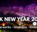 Ras Al Khaimah New Year Fireworks 2026 at Al Marjan Island and Julphar Towers – RAK NYE celebration with drone show and midnight fireworks