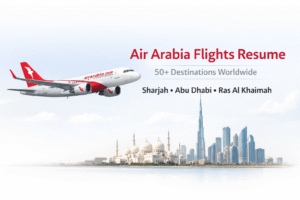Air Arabia resumed flights from UAE including Sharjah, Abu Dhabi and Ras Al Khaimah to India, Pakistan, Saudi Arabia, Europe and other international destinations