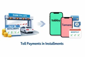 Abu Dhabi Darb toll payment in installments using Tabby and Tamara BNPL service UAE